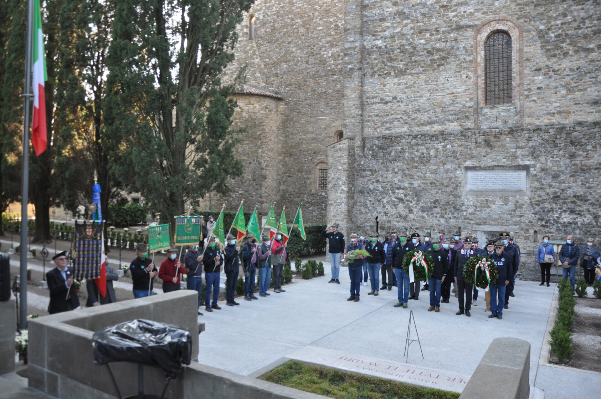 cerimonia per onorare le salme dei Caduti 1^ GM